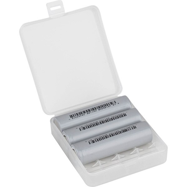 Main product image for Lishen 18650 3350mAh Li-Ion Flat Top Battery 3-Pack142-108